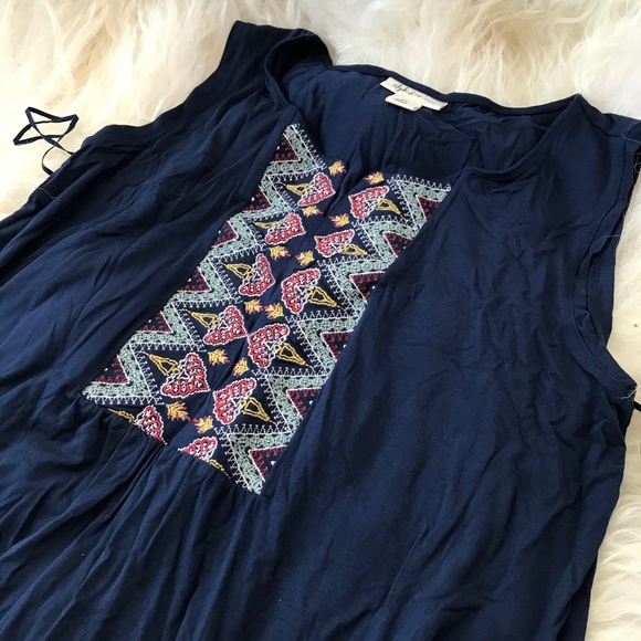 Style & Co. Plus Embroidered Knee-Length Dress - Picture 3 of 7